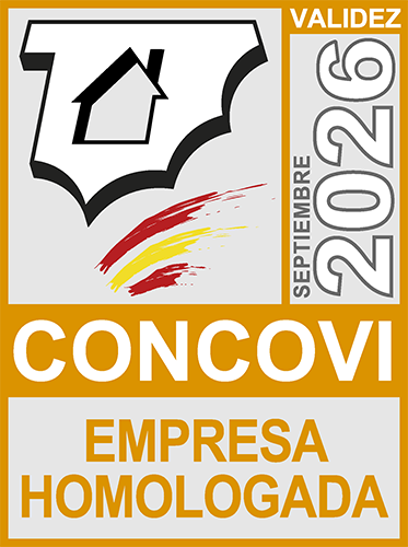 Sello empresa homologada CONCOVI